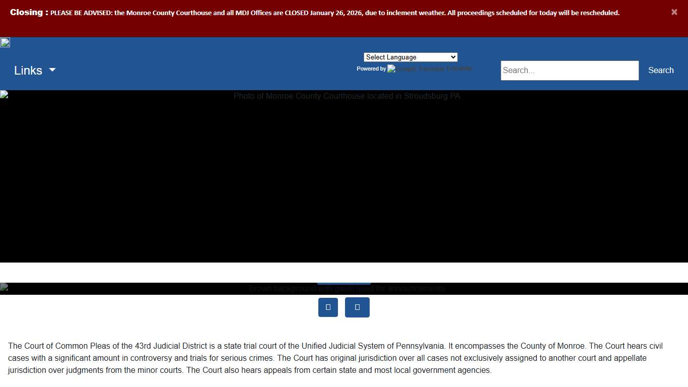 Monroe County Courts - Home